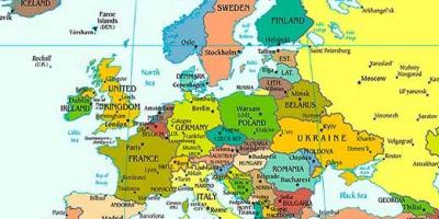 Carte des balkans ≡ voyage Carte de l'europe et de la Russie - Carte europe de l'est Russie