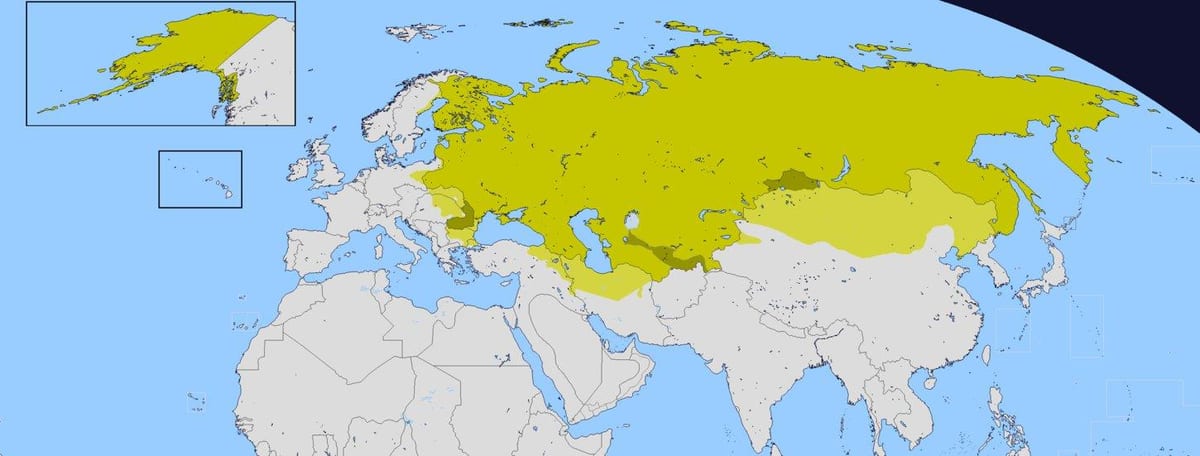 carte de l'empire russe