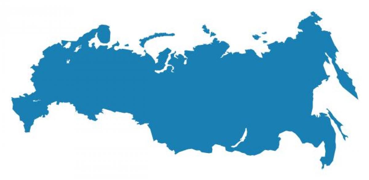 carte de la Russie vecteur