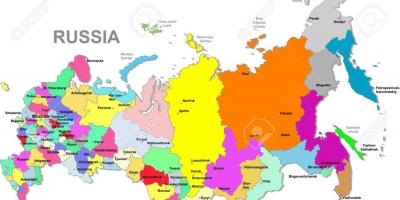 Carte de la fédération de russie