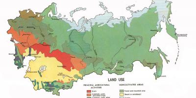 Russe le plan des ressources naturelles