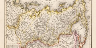 Ancienne carte de la Russie
